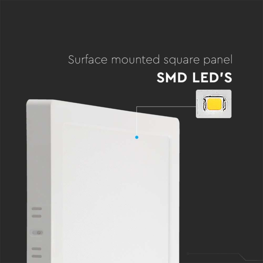LED-Deckenleuchte LED/24W/230V 3000K 28,7x28,7 cm weiß