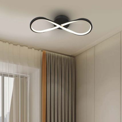 LED-Deckenleuchte LED/24W/230V 3000K schwarz