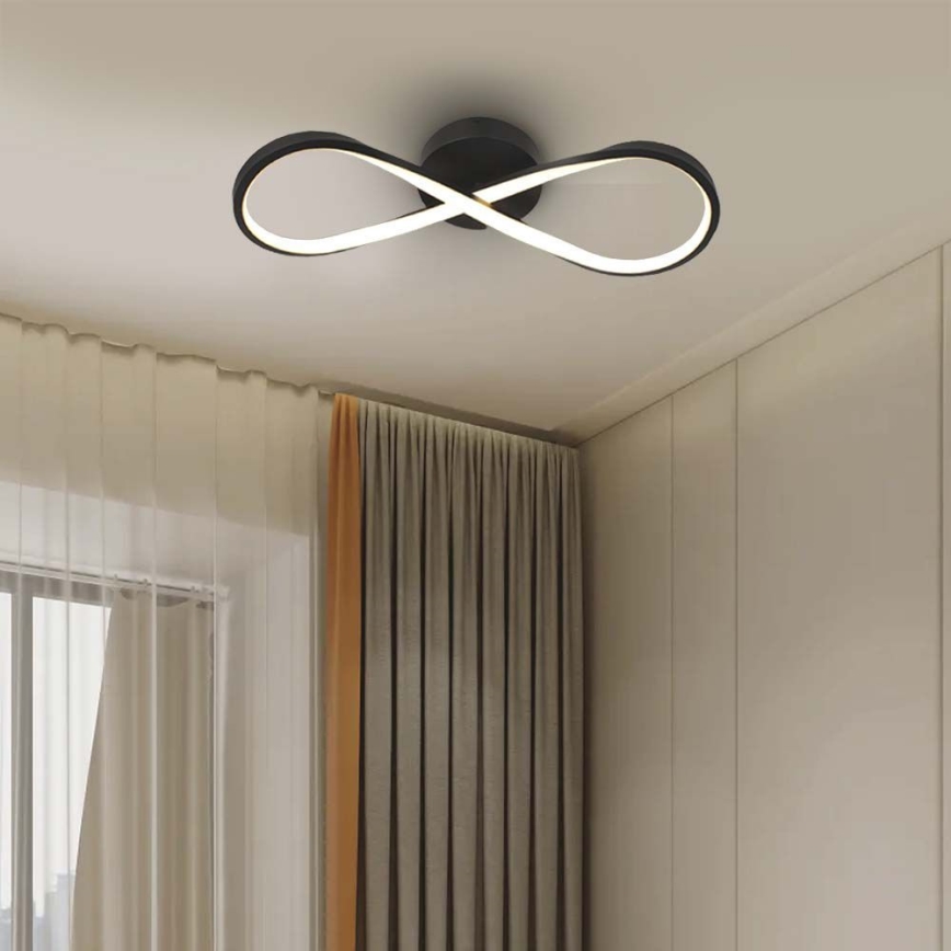 LED-Deckenleuchte LED/24W/230V 3000K schwarz