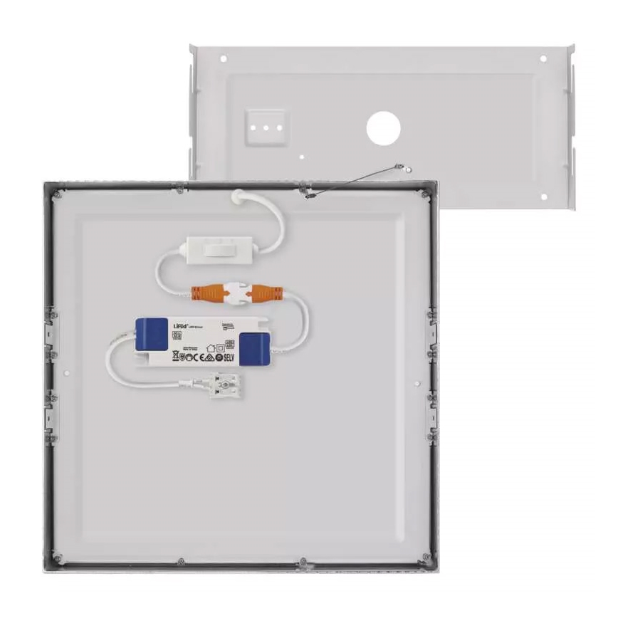 LED-Deckenleuchte NEXXO LED/28,5W/230V 3000/3500/4000K 30x30 cm matt Chrom