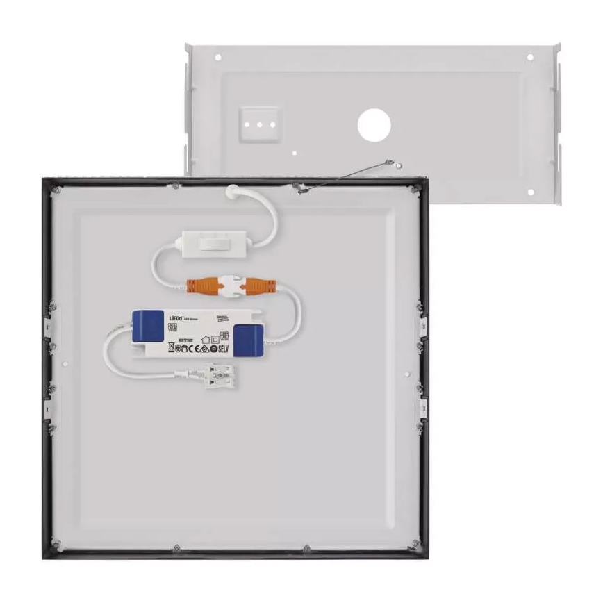 LED-Deckenleuchte NEXXO LED/28,5W/230V 3000/3500/4000K 30x30 cm schwarz