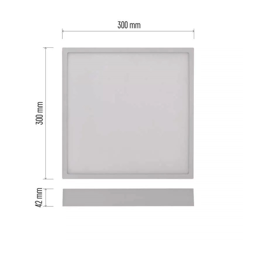 LED-Deckenleuchte NEXXO LED/28,5W/230V 3000/3500/4000K 30x30 cm weiß