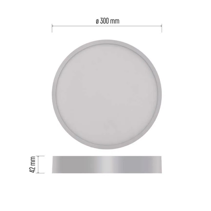 LED-Deckenleuchte NEXXO LED/28,5W/230V 3000/3500/4000K d. 30 cm weiß
