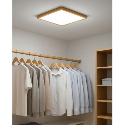 LED-Deckenleuchte LED/32W/230V 3000/4000/6500K 40x40 cm beige