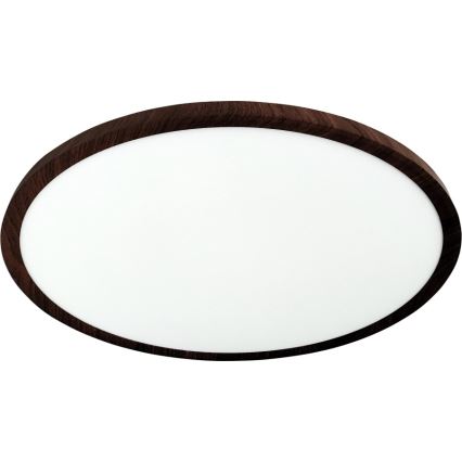 LED-Deckenleuchte LED/32W/230V 3000/4000/6500K Ø 40 cm braun