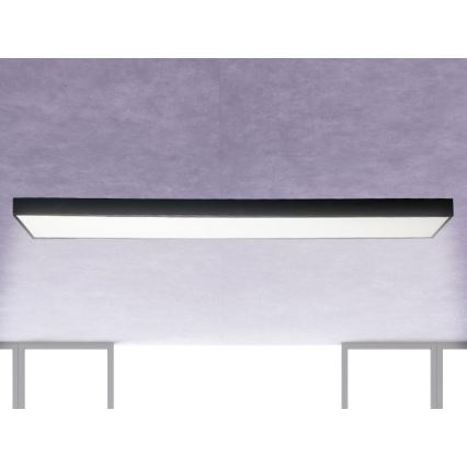 LED-Deckenleuchte LED/32W/230V 4000K 120x13 cm schwarz