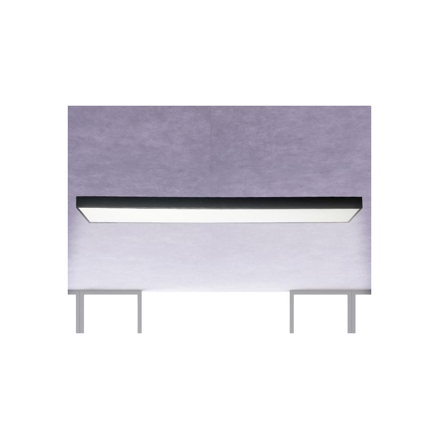 LED-Deckenleuchte LED/32W/230V 4000K 120x13 cm schwarz
