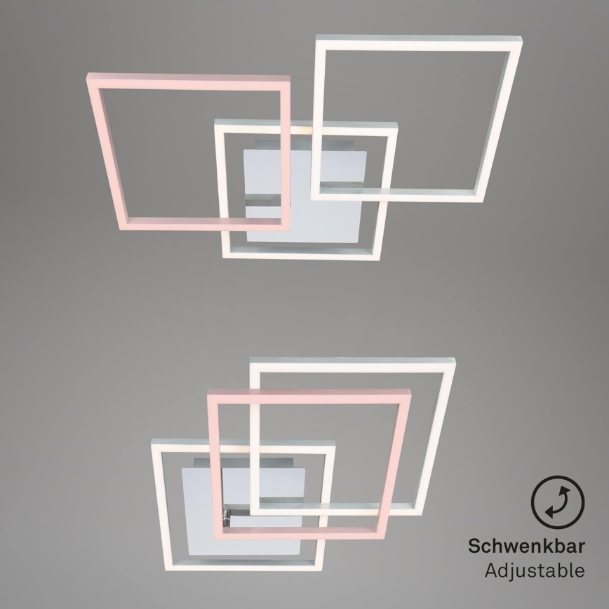 LED-Deckenleuchte LED/33W/230V 3000K mattchrom