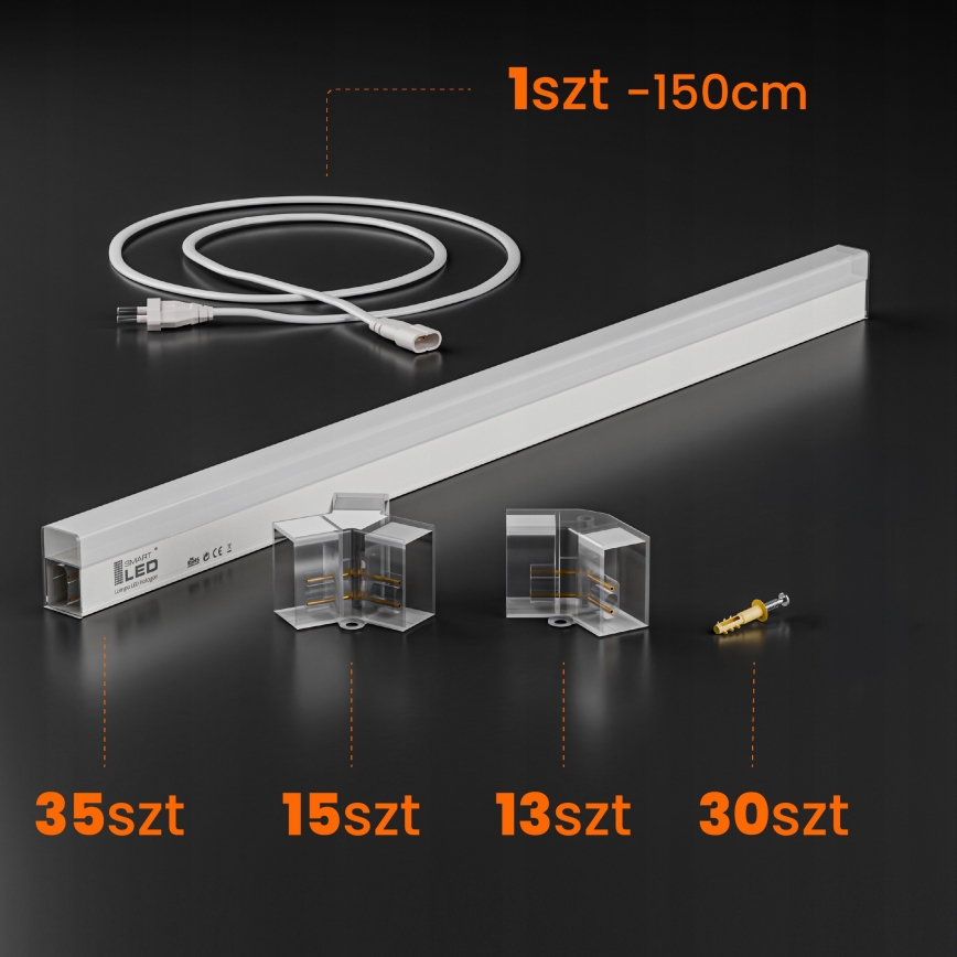 LED-Deckenleuchte HEXAGON LED/350W/85-265V 4000K 313x298 cm CRI 90 IP44 weiß
