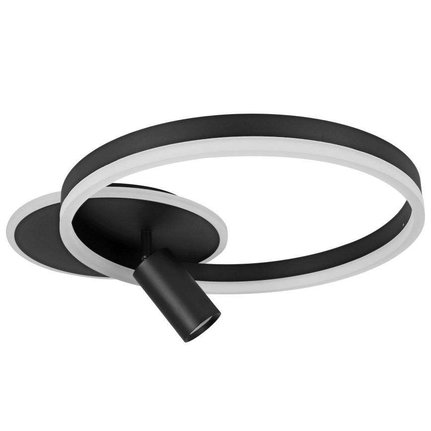 LED-Deckenleuchte LED/38W/230V + 1xGU10/30W schwarz