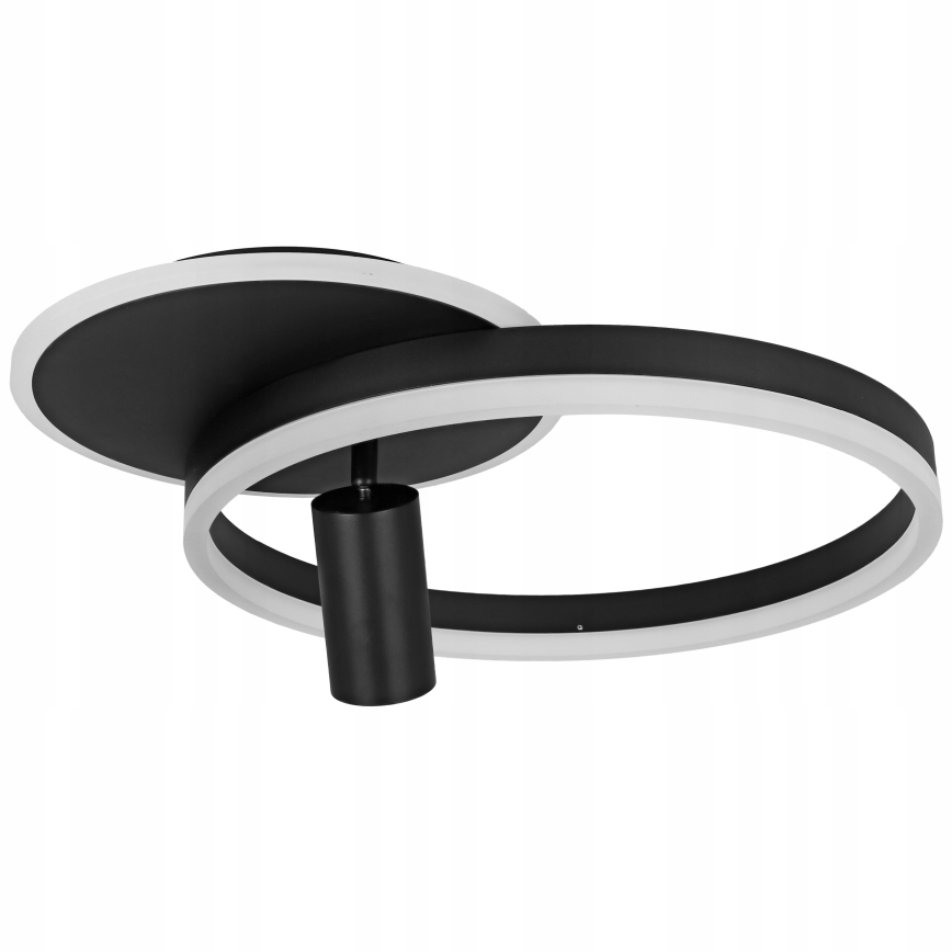 LED-Deckenleuchte LED/38W/230V + 1xGU10/30W schwarz