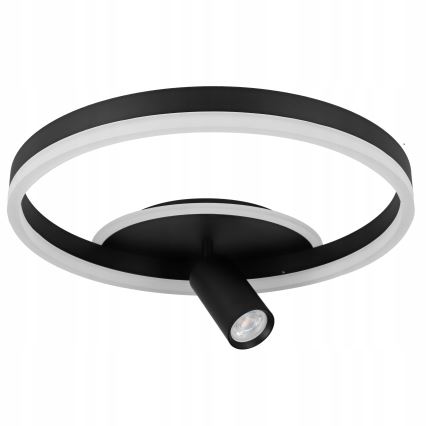 LED-Deckenleuchte LED/38W/230V + 1xGU10/30W schwarz