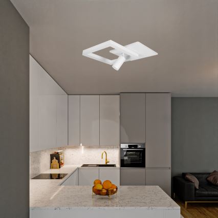 LED Deckenleuchte LED/38W/230V + 1xGU10/30W weiß