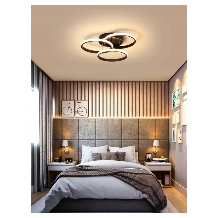 LED Deckenleuchte LED/38W/230V schwarz