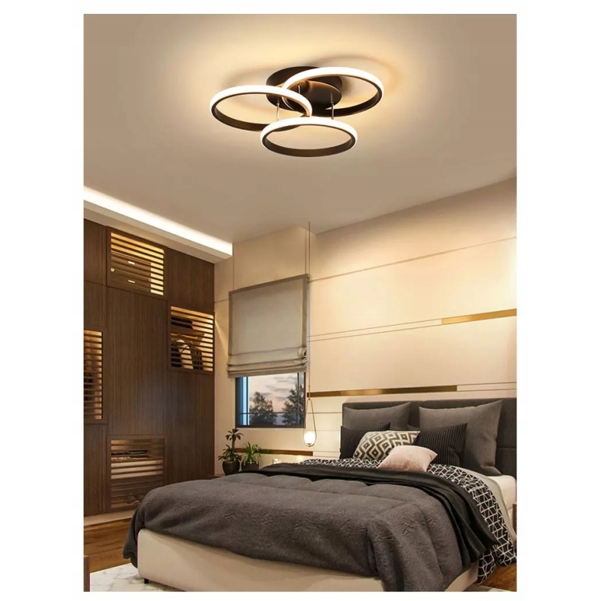 LED Deckenleuchte LED/38W/230V schwarz