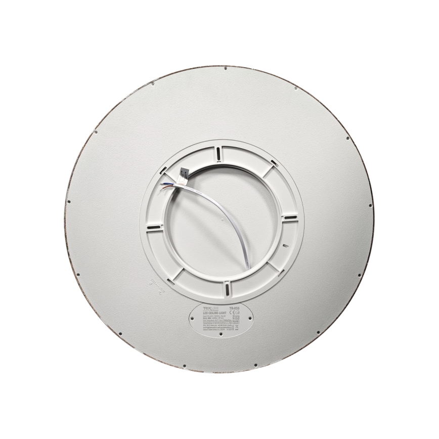 LED-Deckenleuchte LED/40W/230V 3000/4000/6500K Ø 50 cm braun