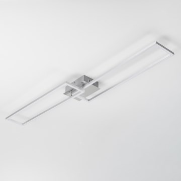 LED-Deckenleuchte LED/40W/230V Mattchrom