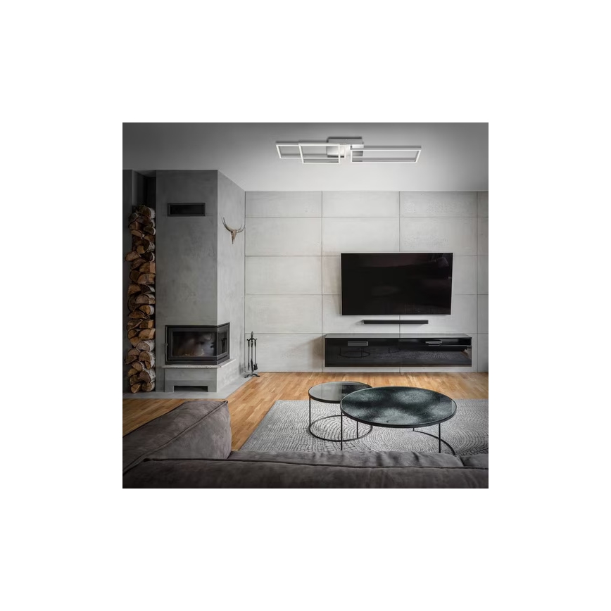 LED-Deckenleuchte LED/42W/230V 3000K mattchrom