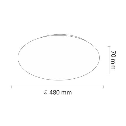 LED-Deckenleuchte LED/45W/230V 3000K/4000K/6400K