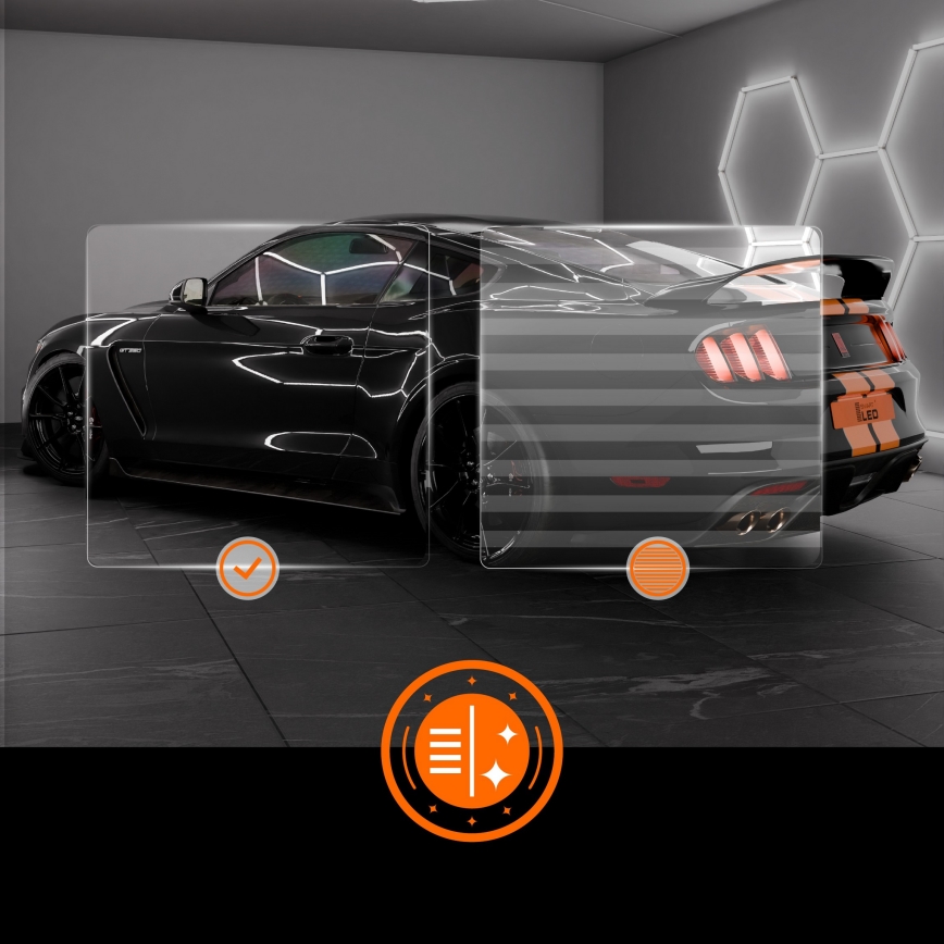 LED Deckenleuchte HEXAGON LED/570W/85-265V 6500K 522x298 cm CRI 90 IP44 weiß