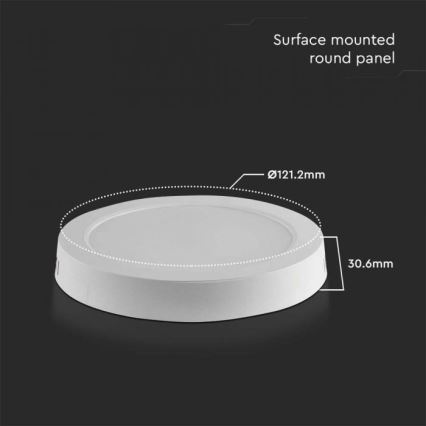 LED-Deckenleuchte LED/6W/230V 6500K weiß