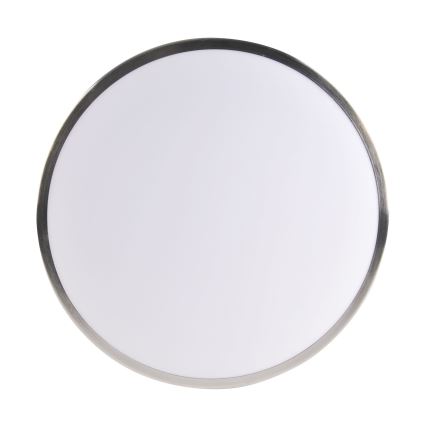 LED-Deckenleuchte LIBRA, 15 W, 230 V, Ø 29 cm, glänzender Chrom