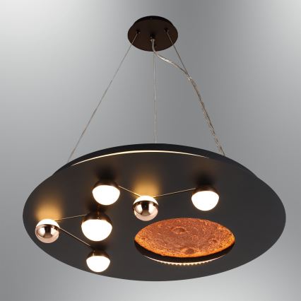 LED-Deckenleuchte MARS LED/48W/230V 3000K schwarz