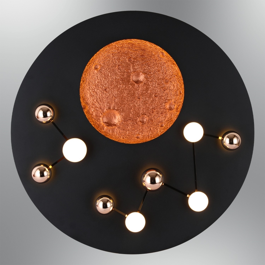 LED Deckenleuchte MARS LED/58W/230V 3000K schwarz