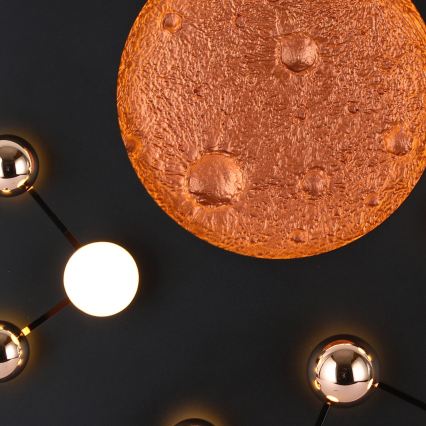 LED Deckenleuchte MARS LED/58W/230V 3000K schwarz