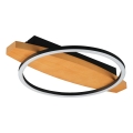 LED Deckenleuchte MELISA LED/12W/230V 30x40 cm Kiefer