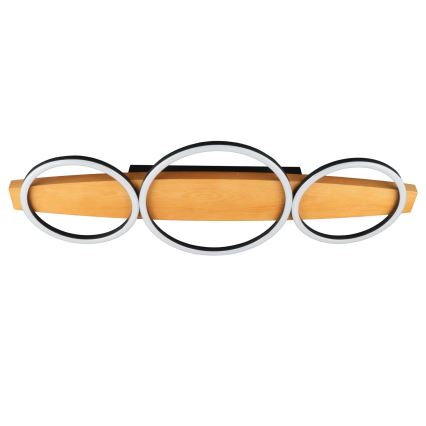 LED Deckenleuchte MELISA LED/28W/230V 26,5x70 cm Kiefer