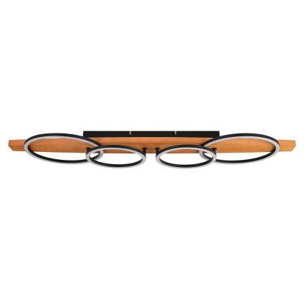 LED-Deckenleuchte MELISA LED/35W/230V 26,5x95 cm Kiefernholz