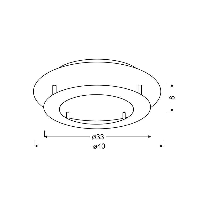 LED-Deckenleuchte MERLE LED/18W/230V