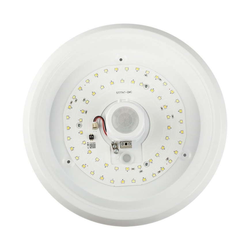LED-Deckenleuchte mit Sensor SAMSUNG CHIP LED/12W/230V 3000/4000/6000K d 29 cm weiß