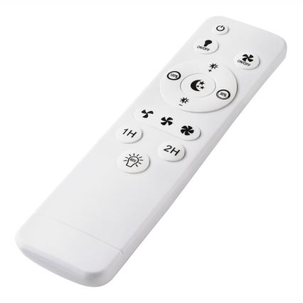 Dimmbare LED-Deckenleuchte mit Ventilator APOLLO LED/38W/230V schwarz + Fernbedienung