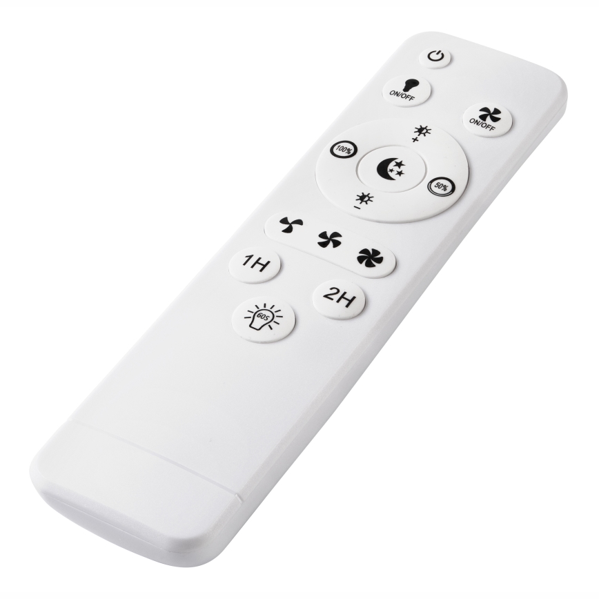 Dimmbare LED-Deckenleuchte mit Ventilator APOLLO LED/38W/230V schwarz + Fernbedienung