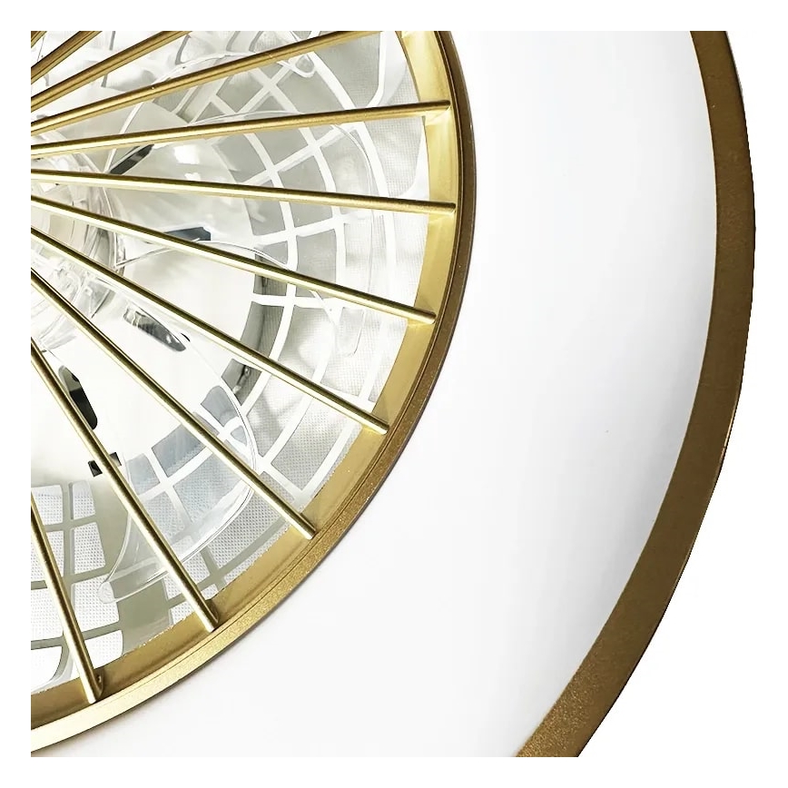 Dimmbare LED-Deckenleuchte mit Ventilator OPAL LED/48W/230V 3000-6500K + Fernbedienung
