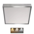 LED-Deckenleuchte NEXXO LED/28,5W/230V 3000/3500/4000K 30x30 cm matt Chrom