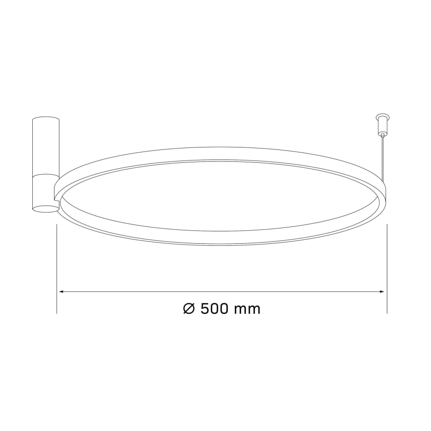LED-Deckenleuchte NOEMI LED/20W/230V 4000K d 50 cm golden
