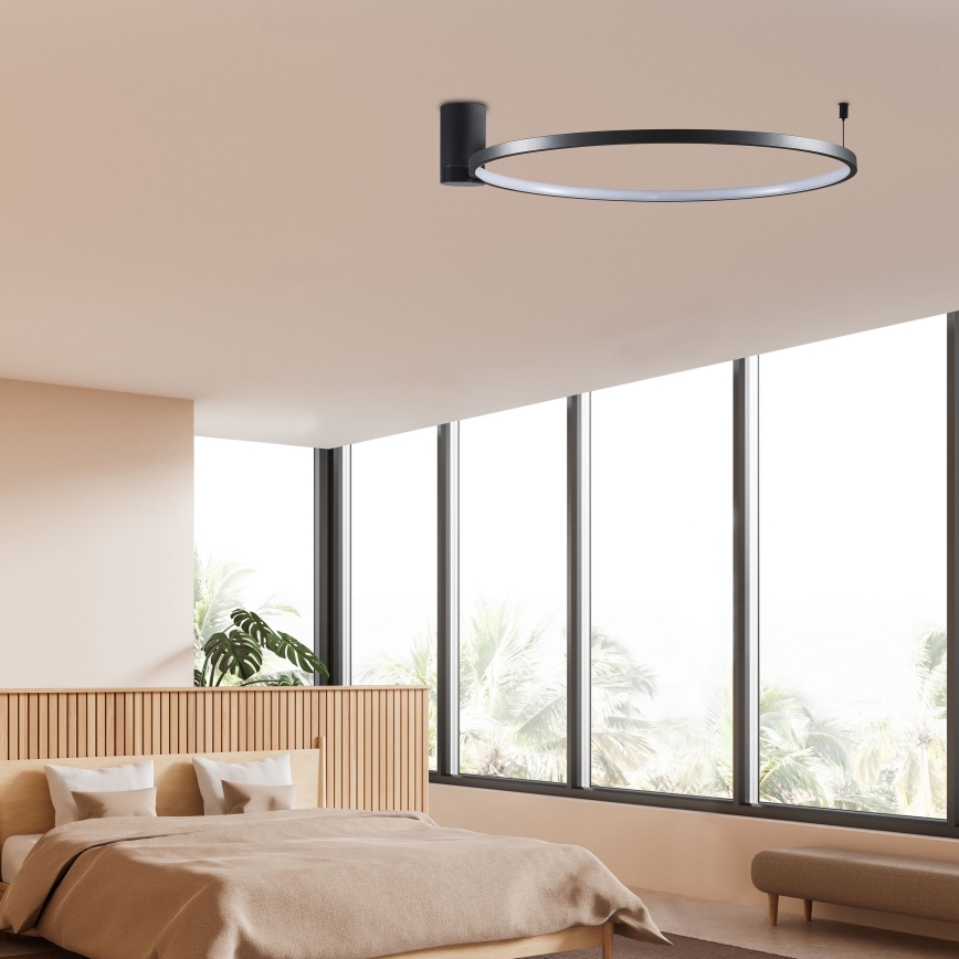 LED-Deckenleuchte NOEMI LED/20W/230V 4000K d 50 cm schwarz