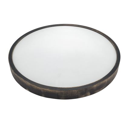 LED-Deckenleuchte OAK SMOKY SLIM LED/36W/230V 4000K Ø 47 cm Eiche/dunkelbraun