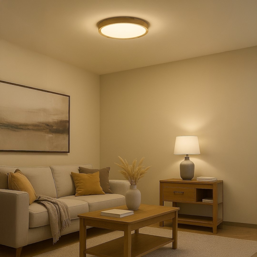 LED-Deckenleuchte ORINOKO LED/36W/230V Ø 48 cm beige