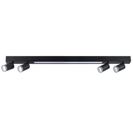 LED-Deckenleuchte PARIS LED/24W/230V + 4xGU10/10W schwarz