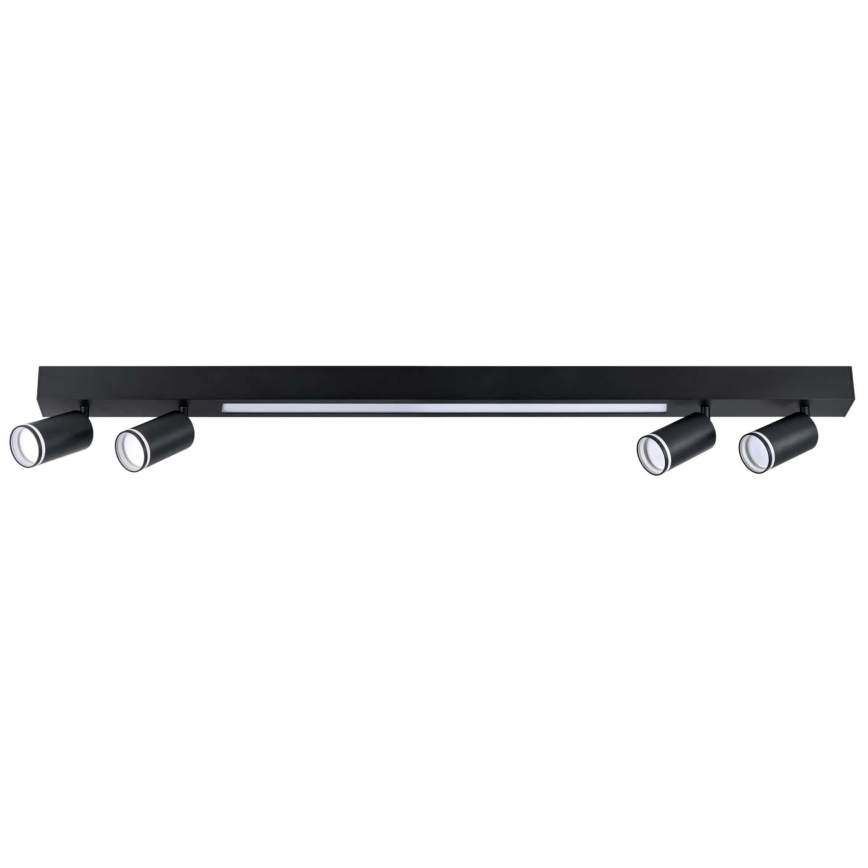 LED-Deckenleuchte PARIS LED/24W/230V + 4xGU10/10W schwarz