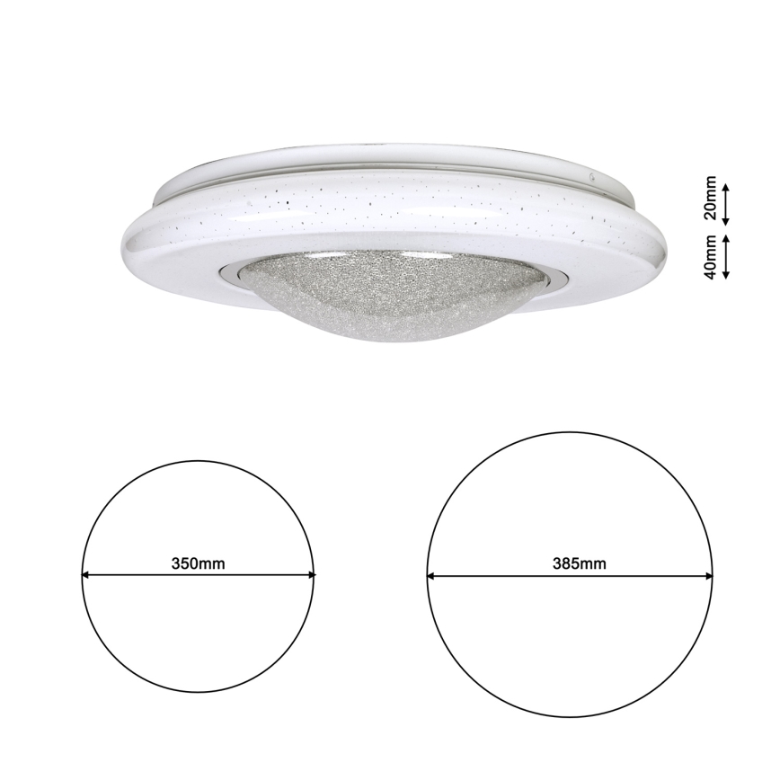 LED Deckenleuchte QUASAR LED/24W/230V