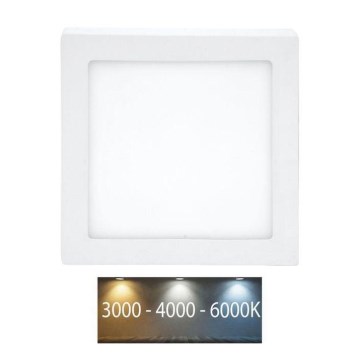 LED-Deckenleuchte RAFA LED/18W/230V 3000/4000/6000K 22x22 cm weiß