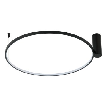 LED-Deckenleuchte RING S LED/50W/230V 3000/4000/6000K Ø 90 cm schwarz