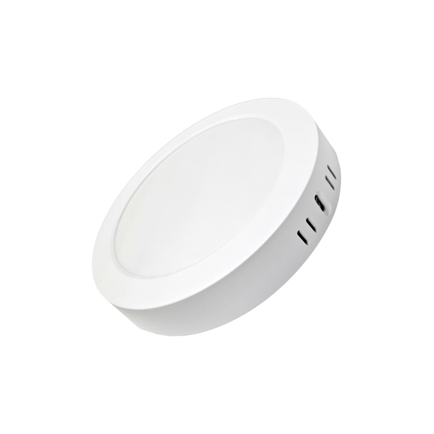 LED-Deckenleuchte ROUND LED/18W/230V 4000K d 21,5 cm weiß