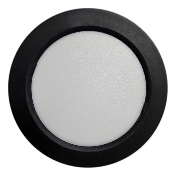 LED-Deckenleuchte ROUND LED/6W/230V 4000K d 12,1 cm schwarz