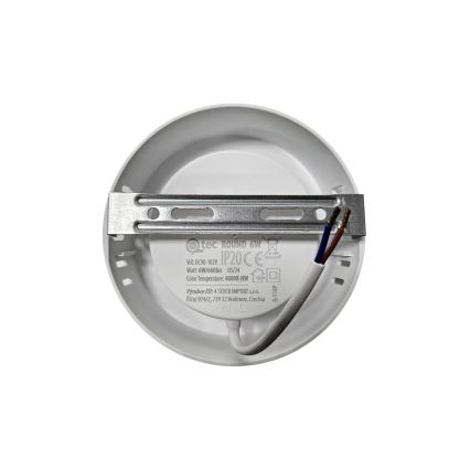 LED-Deckenleuchte ROUND LED/6W/230V 4000K d 12,1 cm weiß